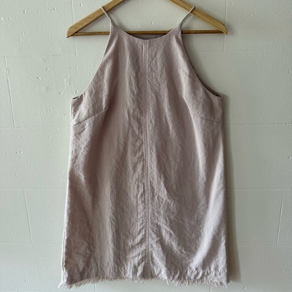 Evie Boutique Linen Blend Shift Dress - Picture 1 of 9